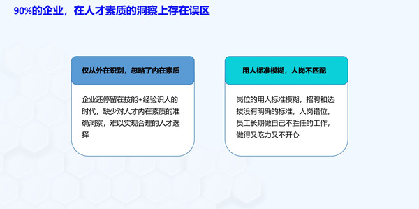 90%的企業(yè)，在人才素質(zhì)的洞察上存在誤區(qū)